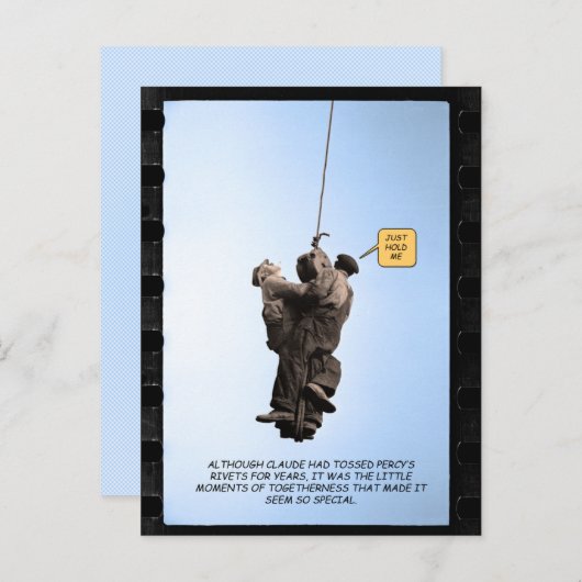 クロード&パーシーの親密な瞬間 ポストカード (正面/裏面)