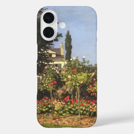 クロード・モネによるサント・アドレスの花咲く庭園 Case-Mate iPhoneケース (裏面)