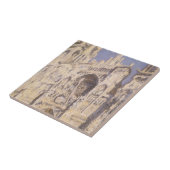 クロード・モネによるルーアン大聖堂、青と金の調和 タイル (側面)