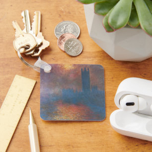 クロード・モネによるロンドン議事堂 キーホルダー