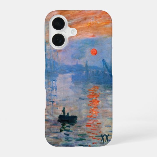 クロード・モネによる印象派の芸術作品 – オーダーメイドアート iPhone 16ケース (裏面)