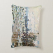 クロード・モネによる氷の解体 アクセントクッション (裏面(縦))