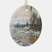 クロード・モネによる氷の解体 セラミックオーナメント (右)