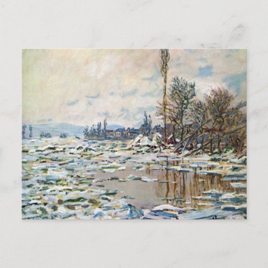 クロード・モネによる氷の解体 ポストカード (正面)