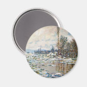 クロード・モネによる氷の解体 マグネット (正面/裏面)