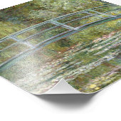 クロード・モネによる睡蓮の池への橋 フォトプリント            (角)