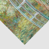 クロード・モネによる睡蓮の池への橋 薄葉紙 (詳細)