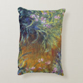 クロード・モネによる虹彩の道 アクセントクッション (裏面(縦))