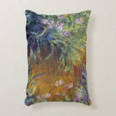 クロード・モネによる虹彩の道 アクセントクッション (正面(垂直))