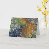 クロード・モネによる虹彩の道 カード (黄色い花)