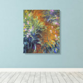クロード・モネによる虹彩の道 キャンバスプリント (インサイチュ (ウッドフロア))
