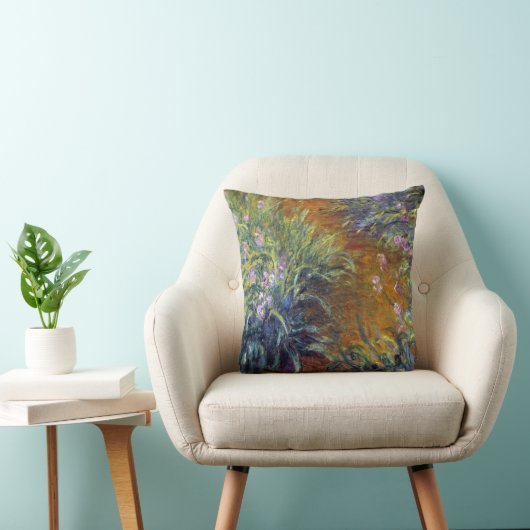 クロード・モネによる虹彩の道 クッション (椅子)