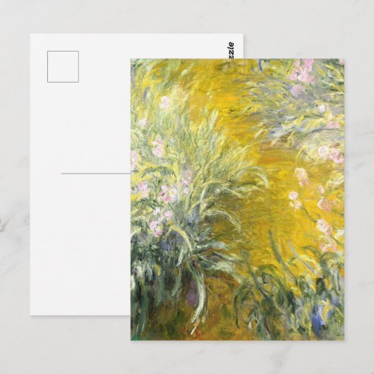 クロード・モネによる虹彩の道 ポストカード (正面/裏面)