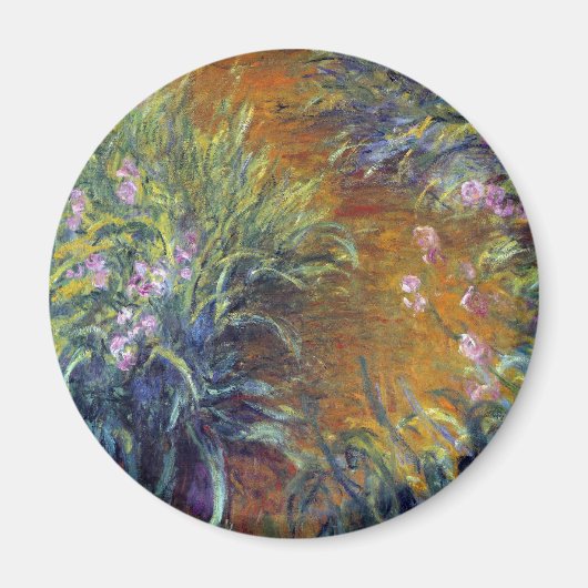 クロード・モネによる虹彩の道 マグネット (正面)