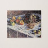 クロード・モネによる「リンゴとブドウのある静物画」 ジグソーパズル (横)