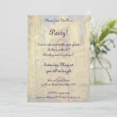 クロード・モネによる《ルーアン大聖堂、夕陽》 招待状 (スタンド正面)