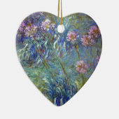 クロード・モネのアガパンサス属 セラミックオーナメント (右)