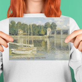 クロード・モネのアルジェンテウイル橋（1874年） サンキューカード