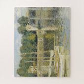 クロード・モネのアルジェンテウイル橋（1874年） ジグソーパズル (縦)