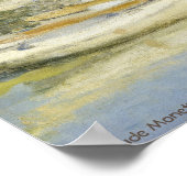 クロード・モネのアルジェンテウイル橋（1874年） ポスター (角)