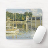 クロード・モネのアルジェンテウイル橋(1874年) マウスパッド (マウス)