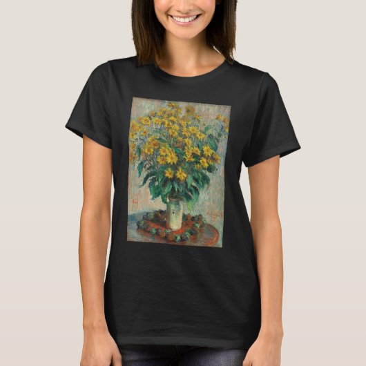 クロード・モネのキクイモの花 Tシャツ (正面)