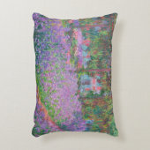 クロード・モネのギベールニューの庭園 アクセントクッション (正面(垂直))