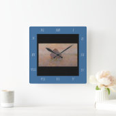 クロード・モネのグレイン、太陽の霧（1891年） スクエア壁時計 (ホーム)