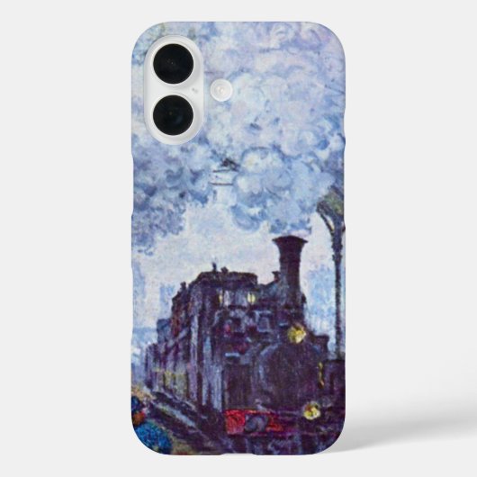 クロード・モネのサン・ラザール駅 Case-Mate iPhoneケース (裏面)