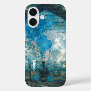 クロード・モネのサン・ラザール駅 iPhone 16ケース