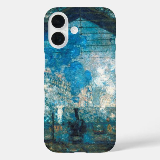 クロード・モネのサン・ラザール駅 Case-Mate iPhoneケース (裏面)