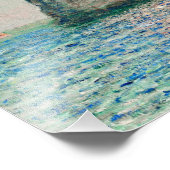 クロード・モネのザクリフスアットエトレット フォトプリント            (角)