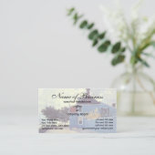 クロード・モネのザーンダムの青い家 名刺 (スタンド正面)