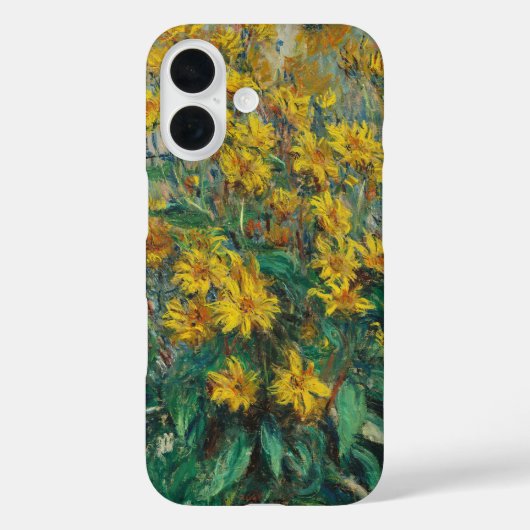 クロード・モネのジャルディニエの花 Case-Mate iPhoneケース (裏面)
