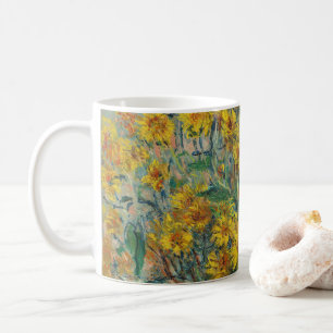 クロード・モネのジャルディニエ・ド・ジェルサレムの花 コーヒーマグカップ
