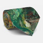 クロード・モネのジャルディニエ・ド・ジェルサレムの花 ネクタイ (ロール)