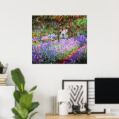 クロード・モネのジヴェルニーにあるアーティストガーデン ポスター (ホームオフィス)