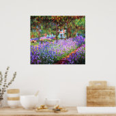 クロード・モネのジヴェルニーにあるアーティストガーデン ポスター (キッチン)