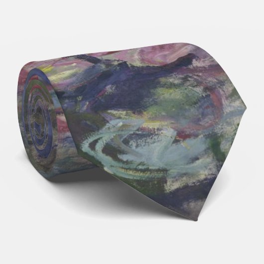 クロード・モネのスイレン ネクタイ (ロール)