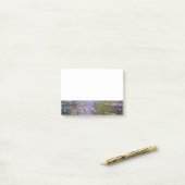 クロード・モネのスイレン ポストイット (デスク上)