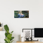 クロード・モネのスイレン、ヴィンテージガーデンアート ポスター (ホームオフィス)