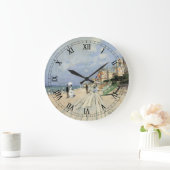 クロード・モネのトゥルヴィル遊歩道 ラージ壁時計 (ホーム)