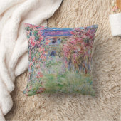 クロード・モネのバラ園の家は クッション (ブランケット)