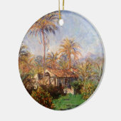 クロード・モネのボルディゲラの小さなカントリーファーム セラミックオーナメント (左)