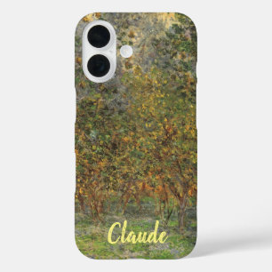 クロード・モネのボルディゲーラのレモン畑 iPhone 16ケース