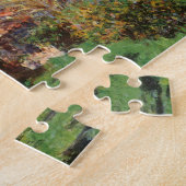 クロード・モネのボルディゲーラの小さな農村 ジグソーパズル (側面)