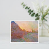 クロード・モネのメールズハイスタック ポストカード (スタンド正面)