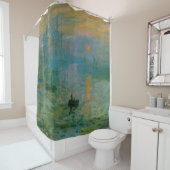 クロード・モネの印象の日の出の印象主義の油 シャワーカーテン (インサイチュ)