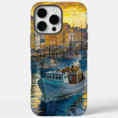 クロード・モネの印象派デザイン「川のボート」 Case-Mate iPhoneケース (裏面)