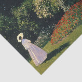 クロード・モネの園の女性 薄葉紙 (詳細)